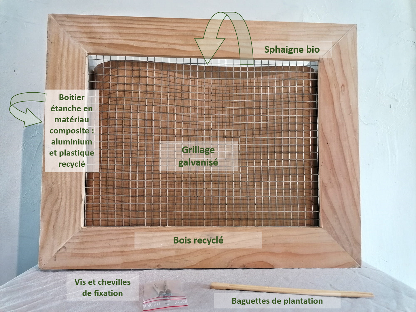 Mon jardin suspendu taille MEDIUM - planté